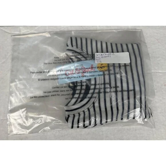 Cat & Jack Striped Rib Knit Long Sleeve - Picture 10 of 10